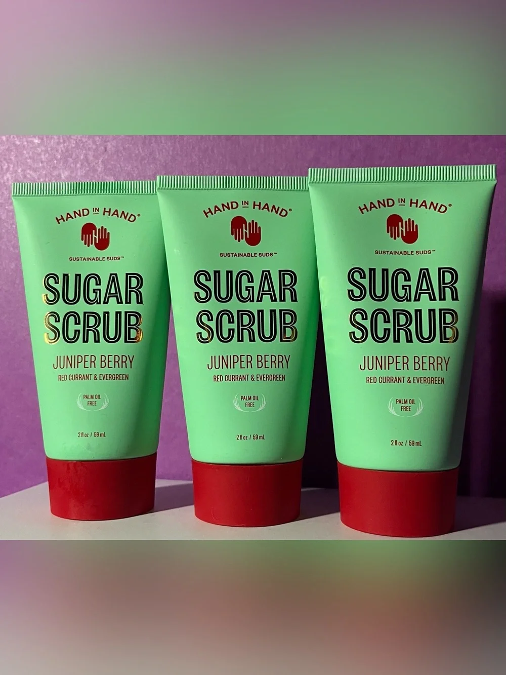 Hand in Hand - Juniper Berry Sugar Scrub   3/$14